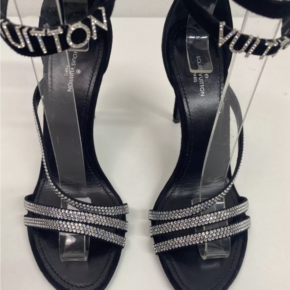 Limited edition Louis Vuitton crystal sandals - Picture 5 of 12